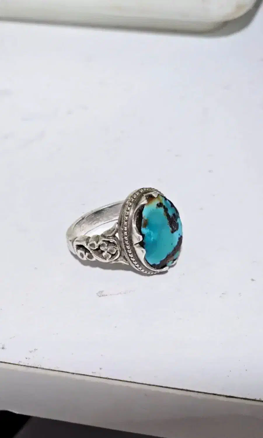 انگشتره نگین فیروزه|جواهرات|لنگرود, |دیوار