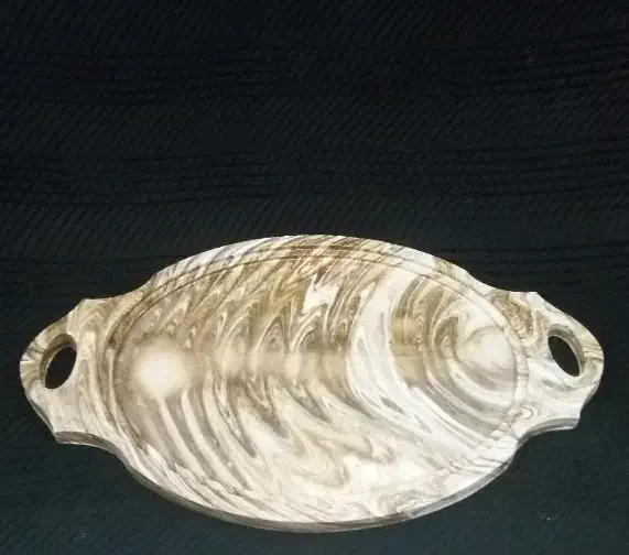 سینی پذیرایی‌ و اردو‌ خوری ‌سنگ‌مصنوعی|صنایع دستی و سایر لوازم تزئینی|اصفهان, قهجاورستان|دیوار