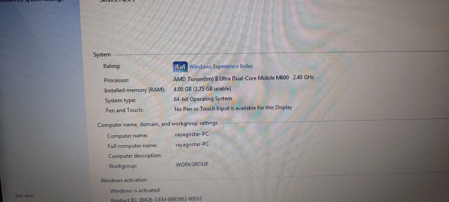 لپ تاپ hp probook6545b|رایانه همراه|کلاله, |دیوار