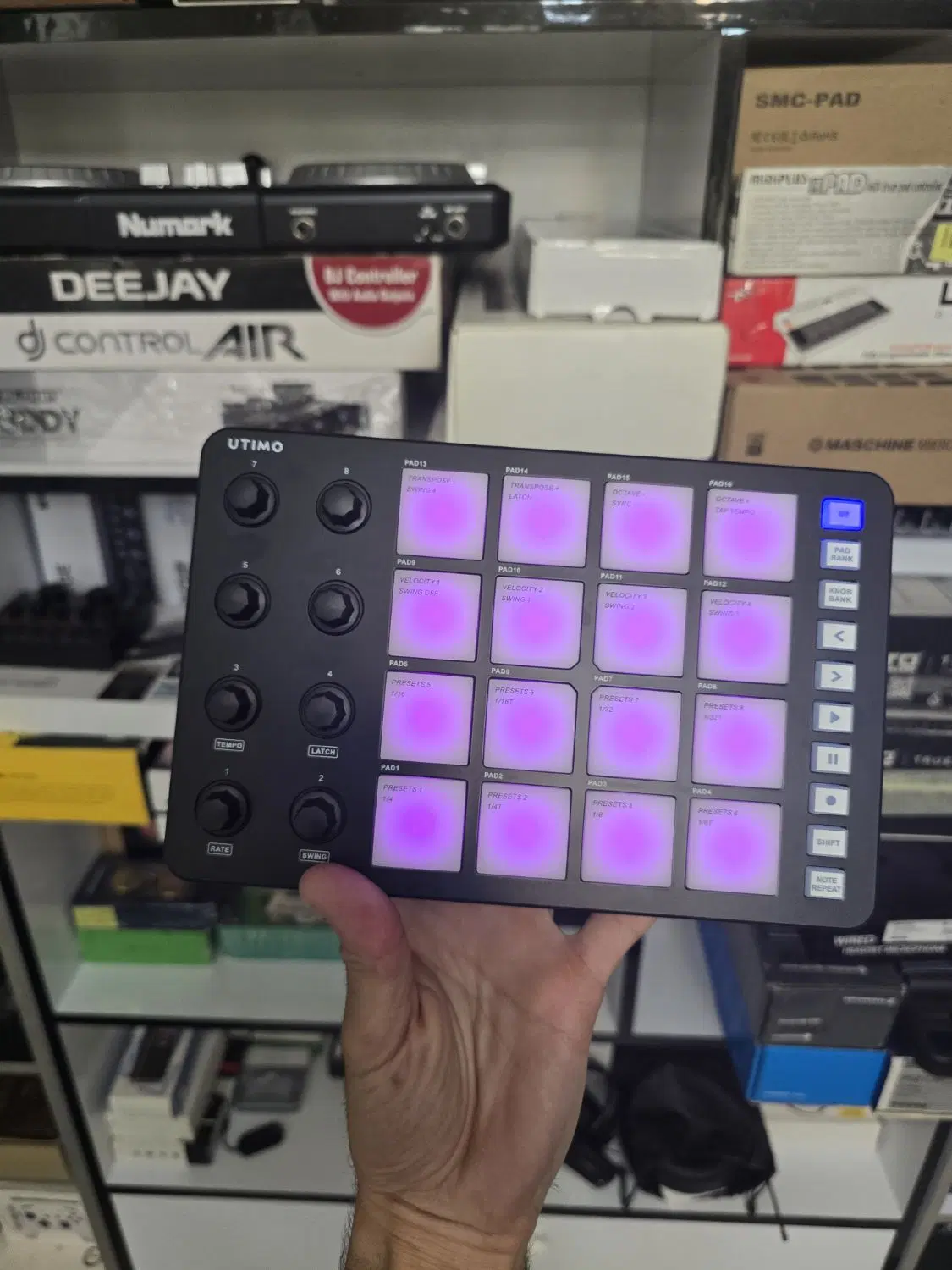 پد کنترلر MIDI بلوتوثی مدل UTIMO SMC-PAD|آلات موسیقی|تهران, تهراننو|دیوار