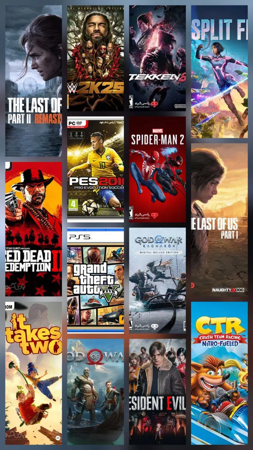 بازی های ps4 و ps5 برای کامپیوتر|کنسول، بازی ویدئویی و آنلاین|پردیس, شهرک صنعتی خرمدشت فاز ۷|دیوار