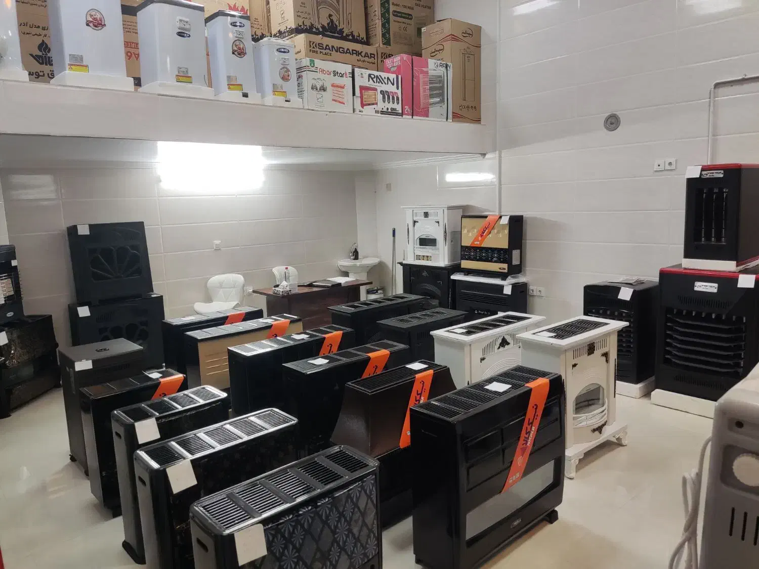 گرمایشی فن هیتربخاری شومینه|بخاری، هیتر، شومینه|یزد, |دیوار