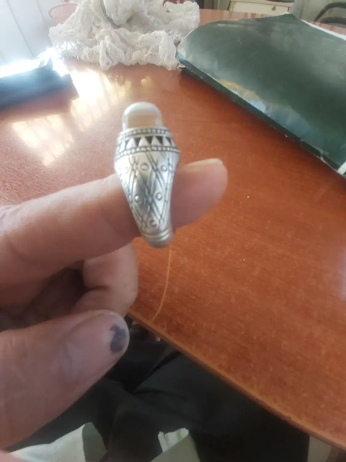 انگشتر عقیق سه پوس دست ساز نوروزی|بدلیجات|پاکدشت, پاکدشت (مامازند)|دیوار