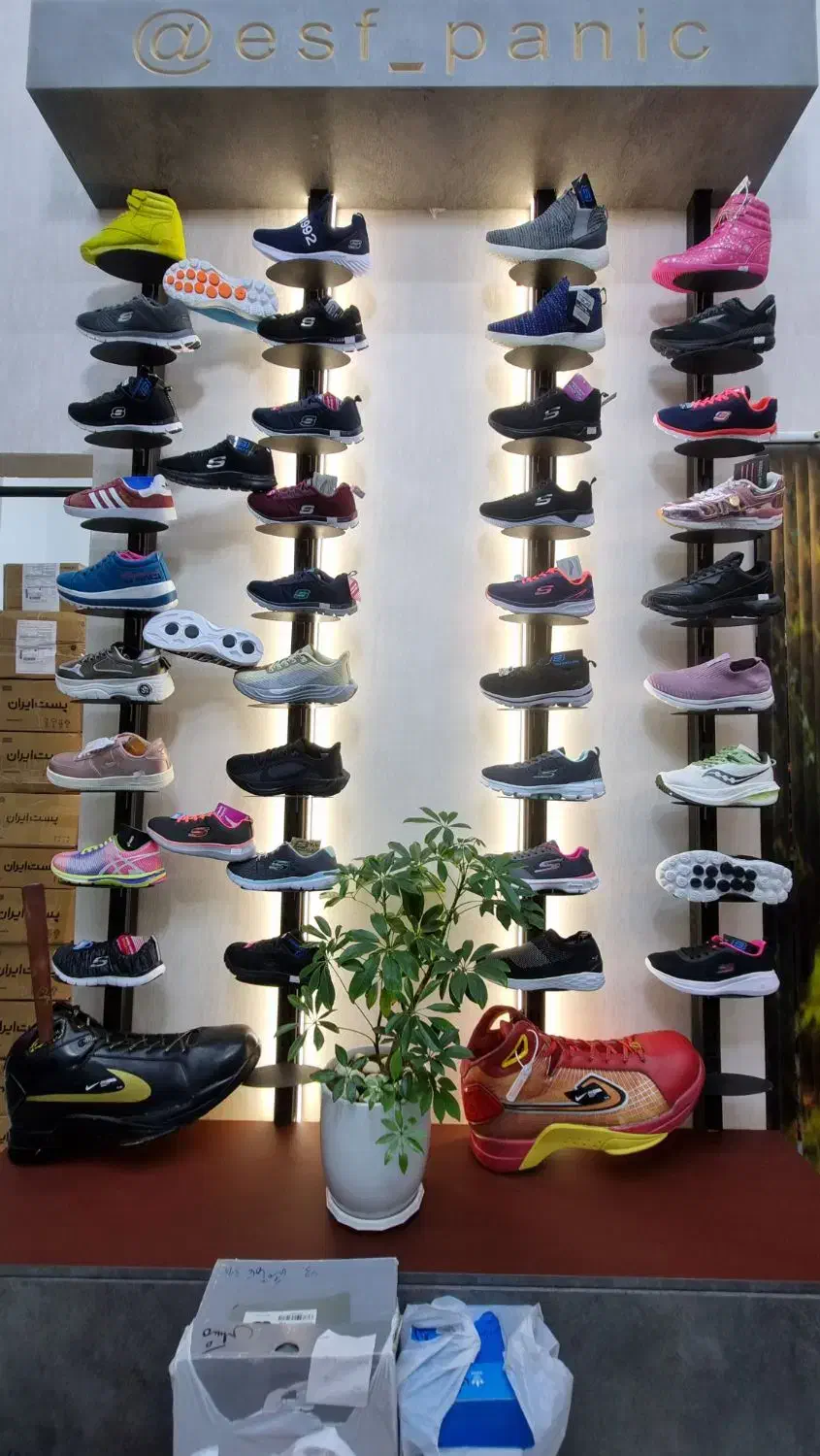 چون داریم جابجا میشیم، کفشهای شناسنامه دار ۲/۹۰۰|کیف، کفش، کمربند|اصفهان, باغ نگاره|دیوار