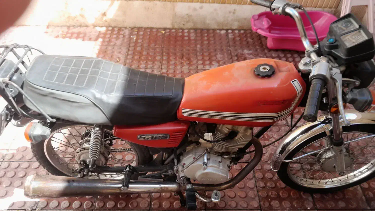 موتور هوندا 125سی دی آی مزایده ای|موتورسیکلت|پرند, فاز ۲|دیوار