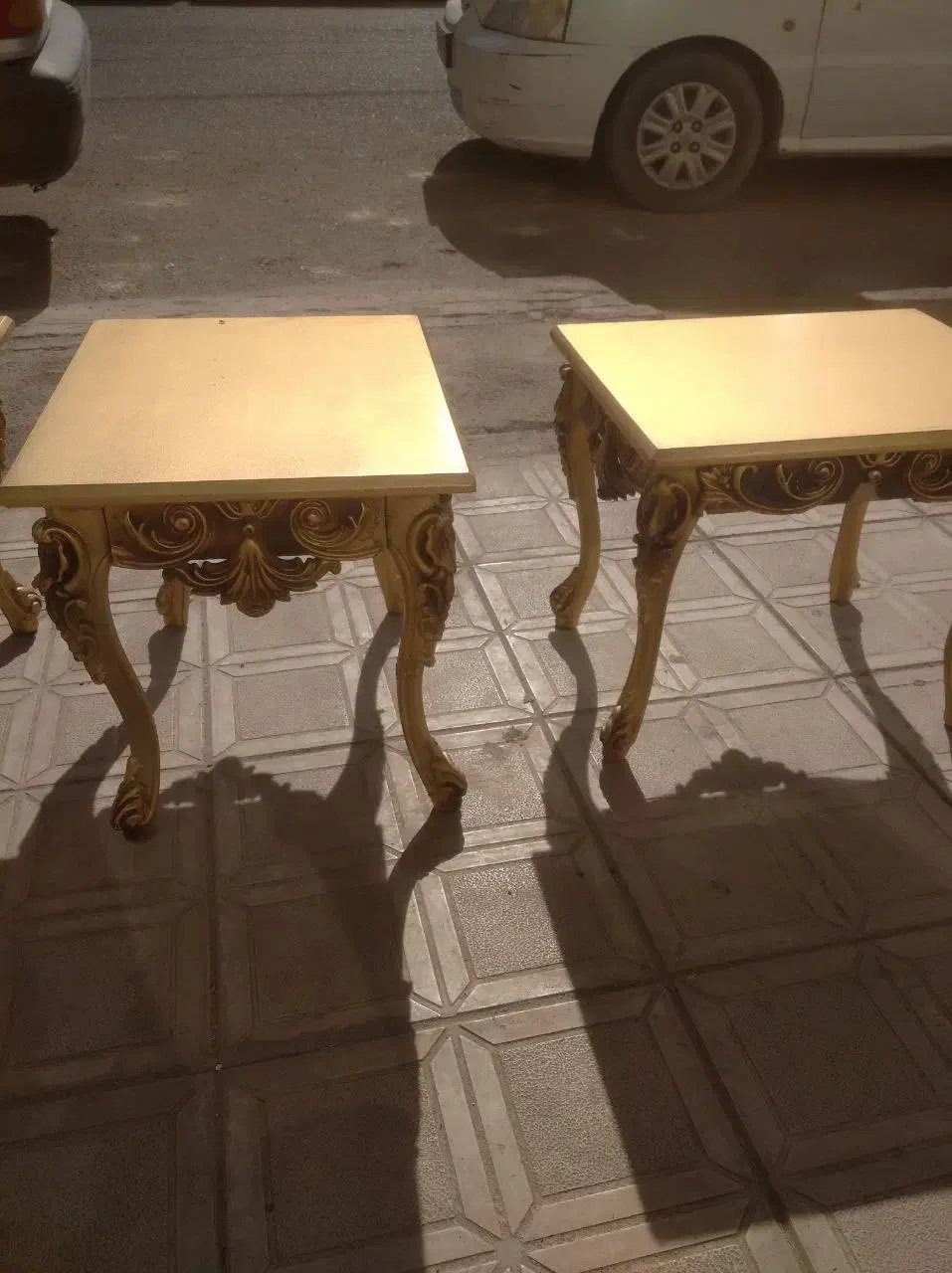 میز جلو مبلی چوبی|مبلمان خانگی و میز عسلی|گناباد, |دیوار