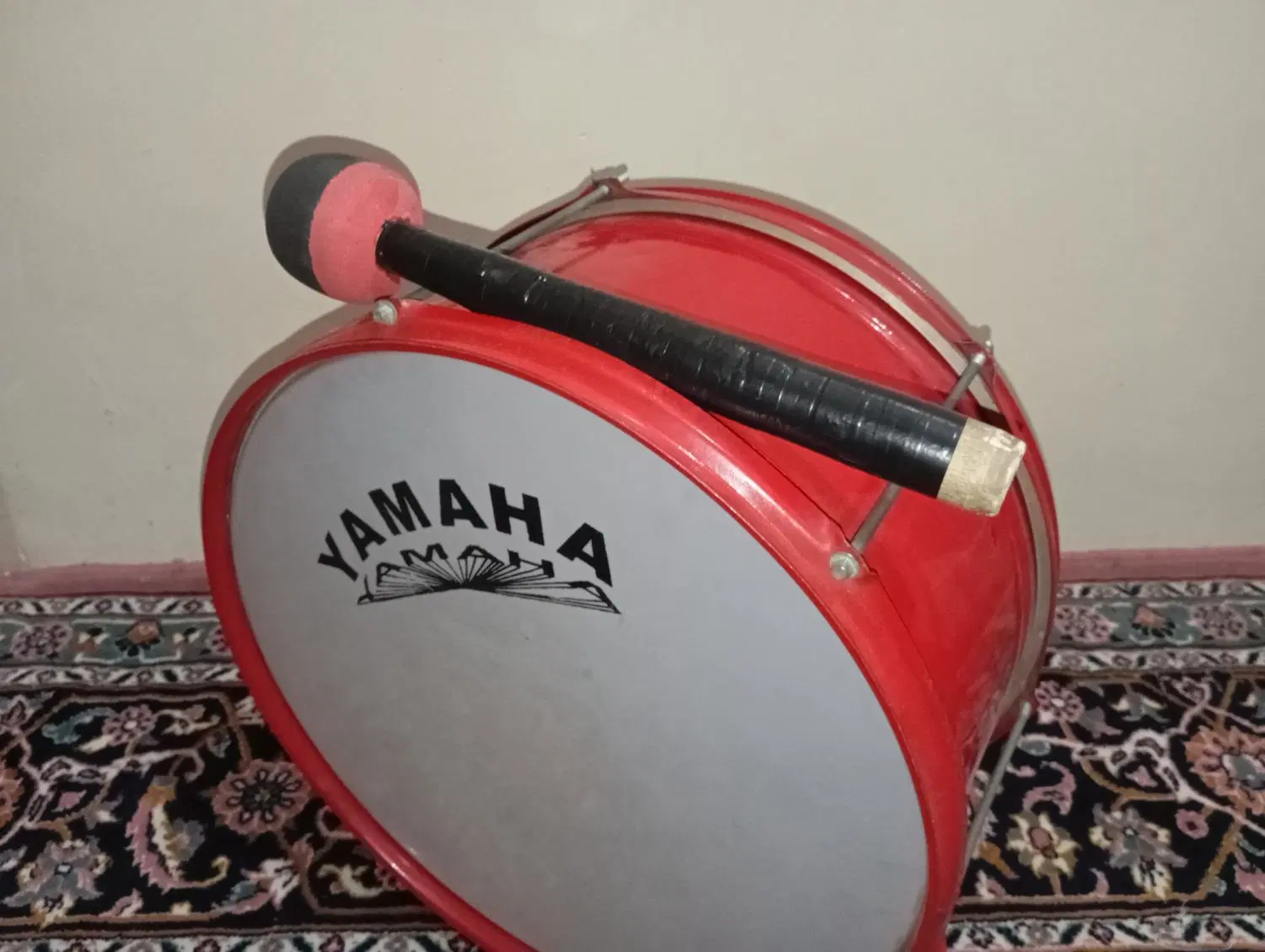 فروش طبل (قطر ۴۰ سانتی) YAMAHA رنگ قرمز|درام و پرکاشن|تهران, مقدم|دیوار