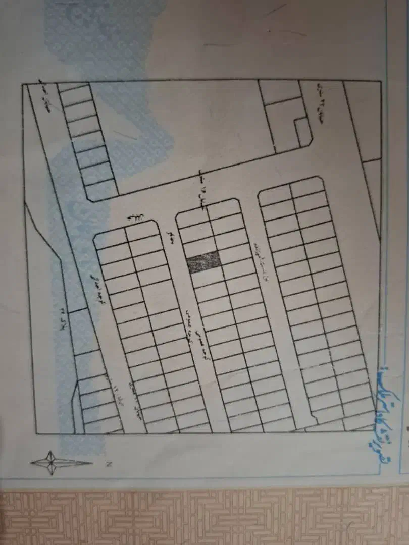 زمین سند تک برگ فلکه گاز شهرک احمد خمینی با پروانه|فروش زمین و ملک کلنگی|رشت, شهرک احمد خمینی|دیوار