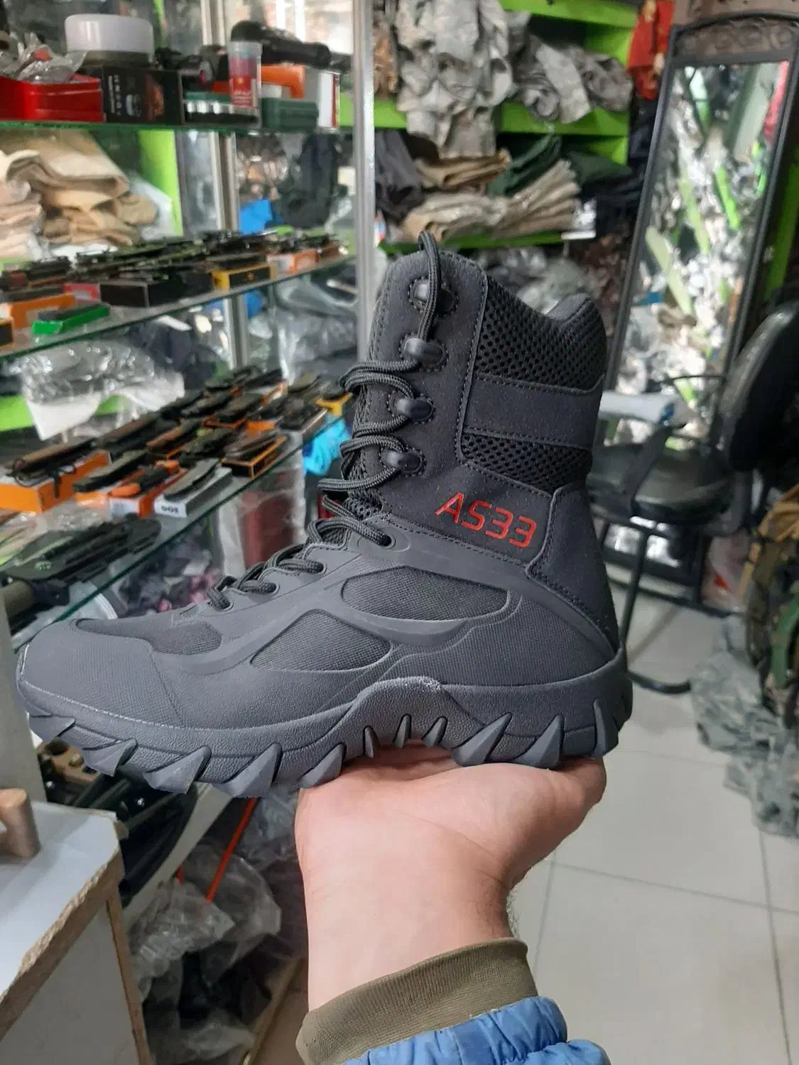 پوتین تاکتیکالA533|کیف، کفش، کمربند|سمیرم, |دیوار