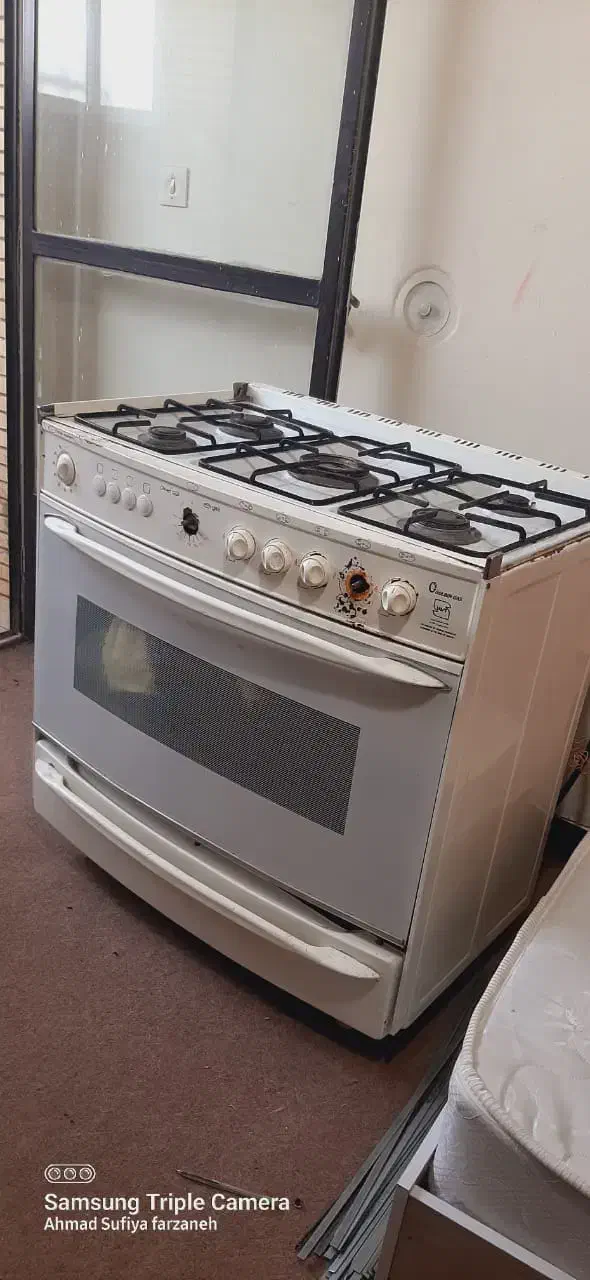 فر گاز درحد نو|اجاق گاز و لوازم برقی پخت‌وپز|فولادشهر, B6|دیوار