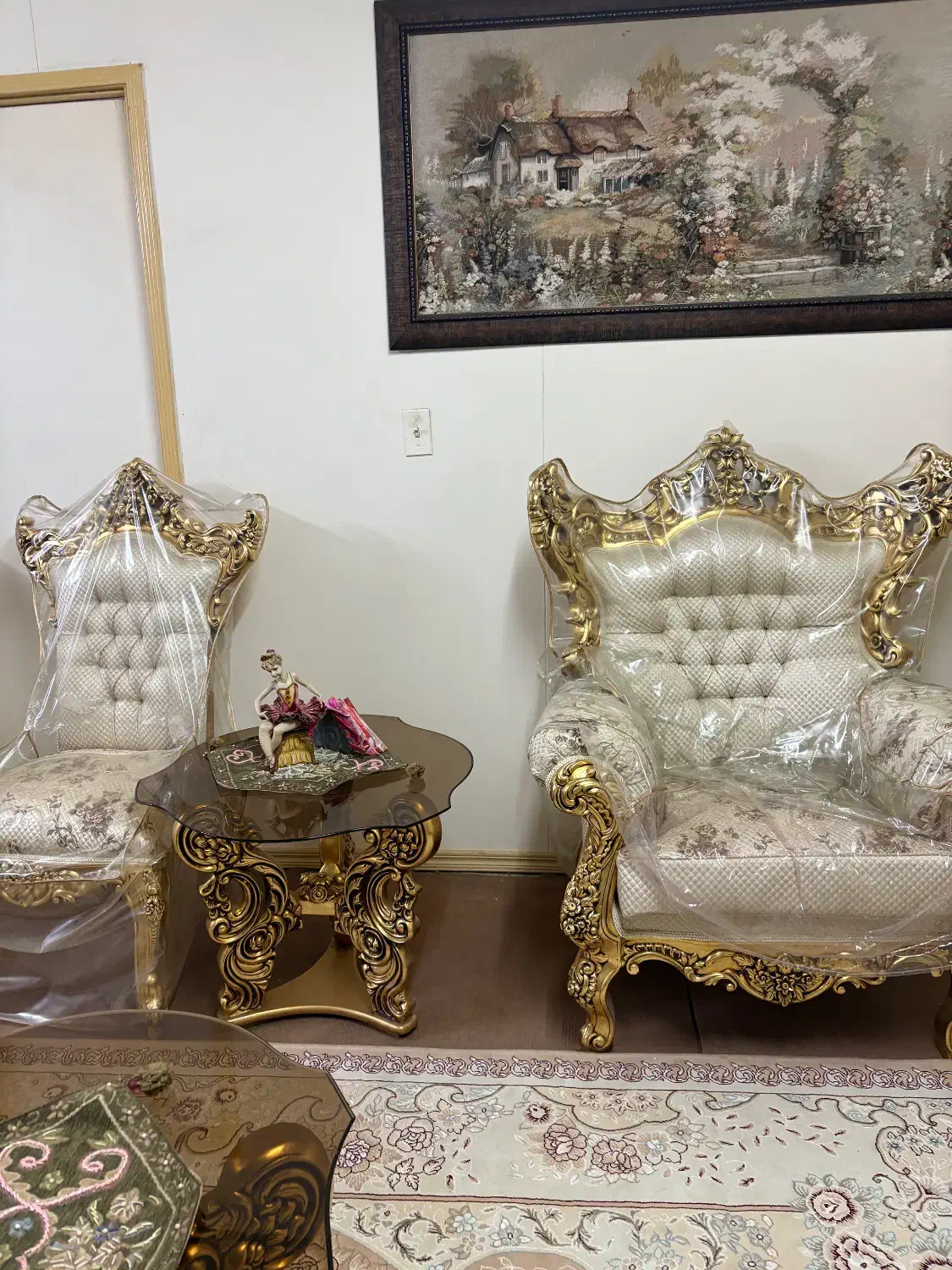 فروش مبلمان استیل همراه با بوفه|مبلمان خانگی و میز عسلی|چمران, |دیوار