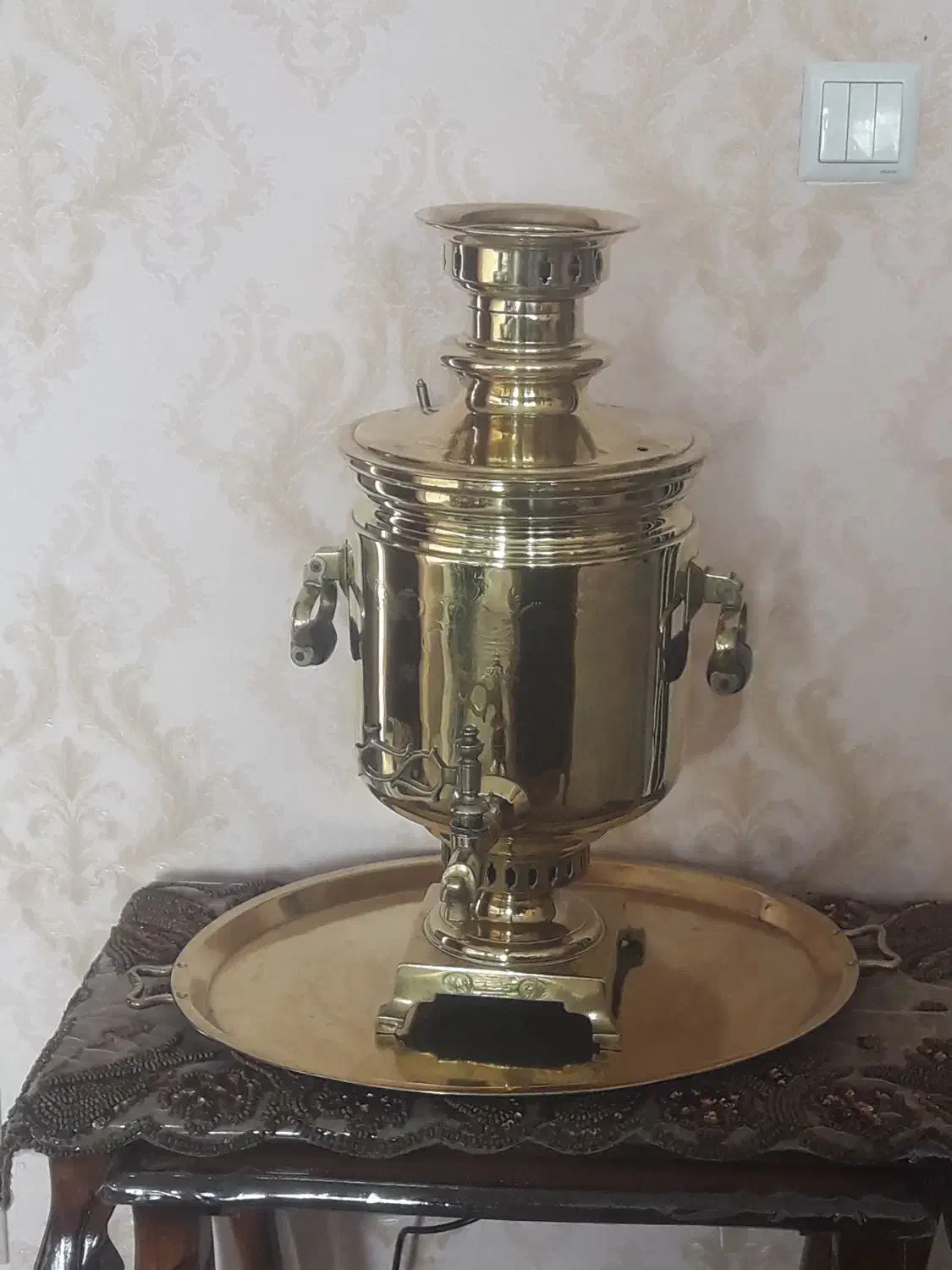 سماورزغالیروسیعتیقه|کلکسیون اشیاء عتیقه|اردبیل, |دیوار