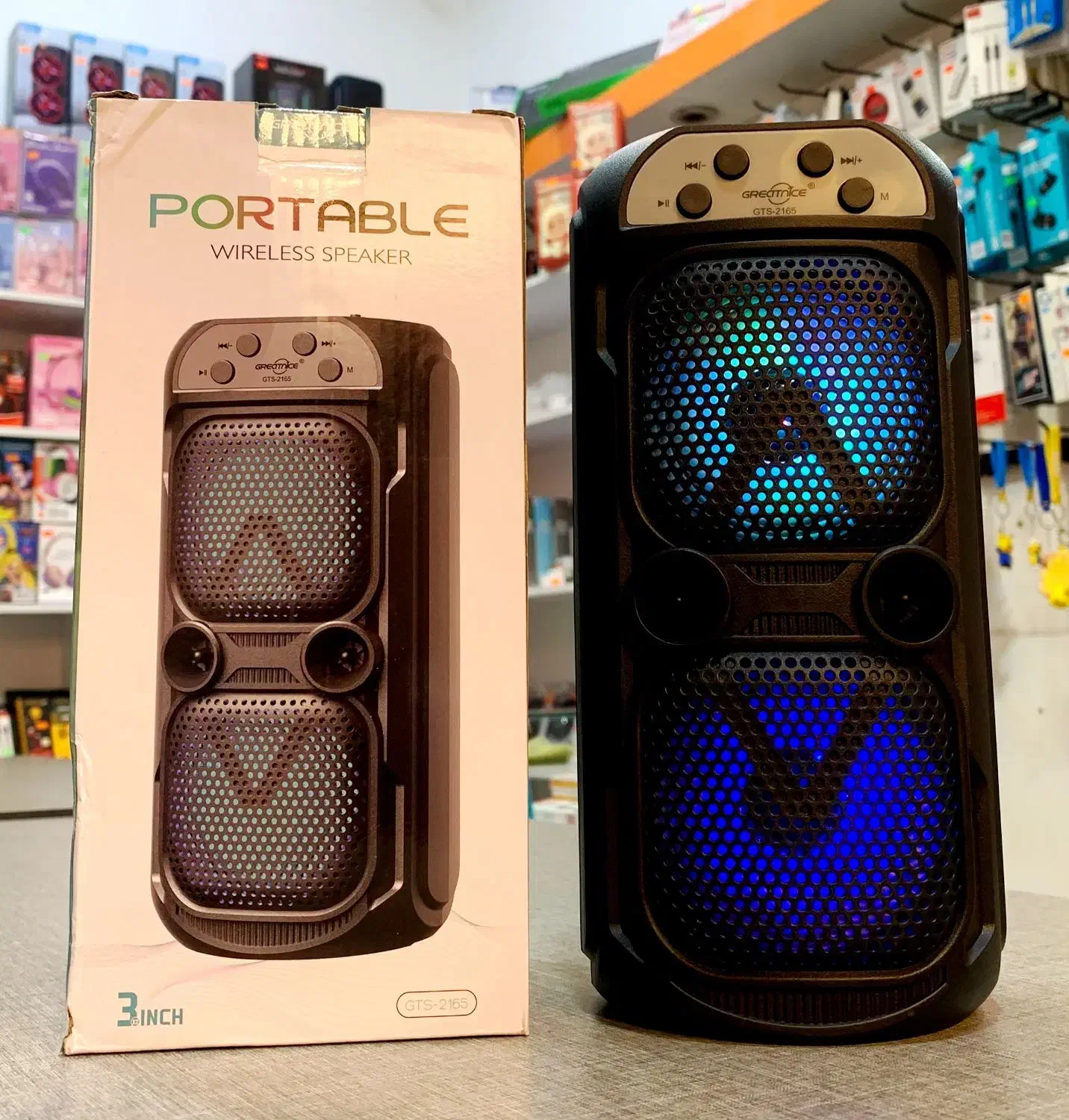 اسپیکر بلوتوثی چراغدار مدل GTS-2165|پخشکننده همراه|کرج, گوهردشت|دیوار