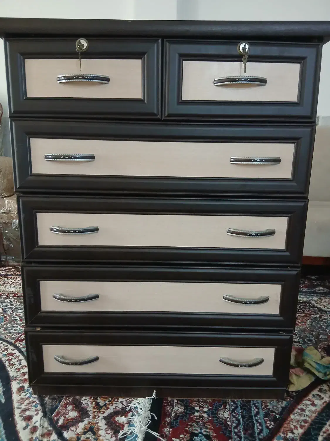 دراور ۵ کشو|جاکفشی، کمد، دراور|گنبد کاووس, |دیوار