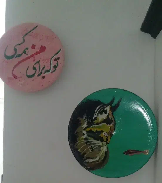 دیوارکوب سفالی|صنایع دستی و سایر لوازم تزئینی|پرند, فاز ۶|دیوار