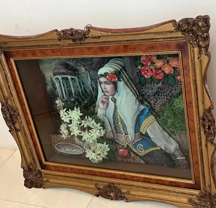 ابعاد ۶۰ در ۷۰ چوب نراد|تابلو، نقاشی، عکس|شفت, |دیوار