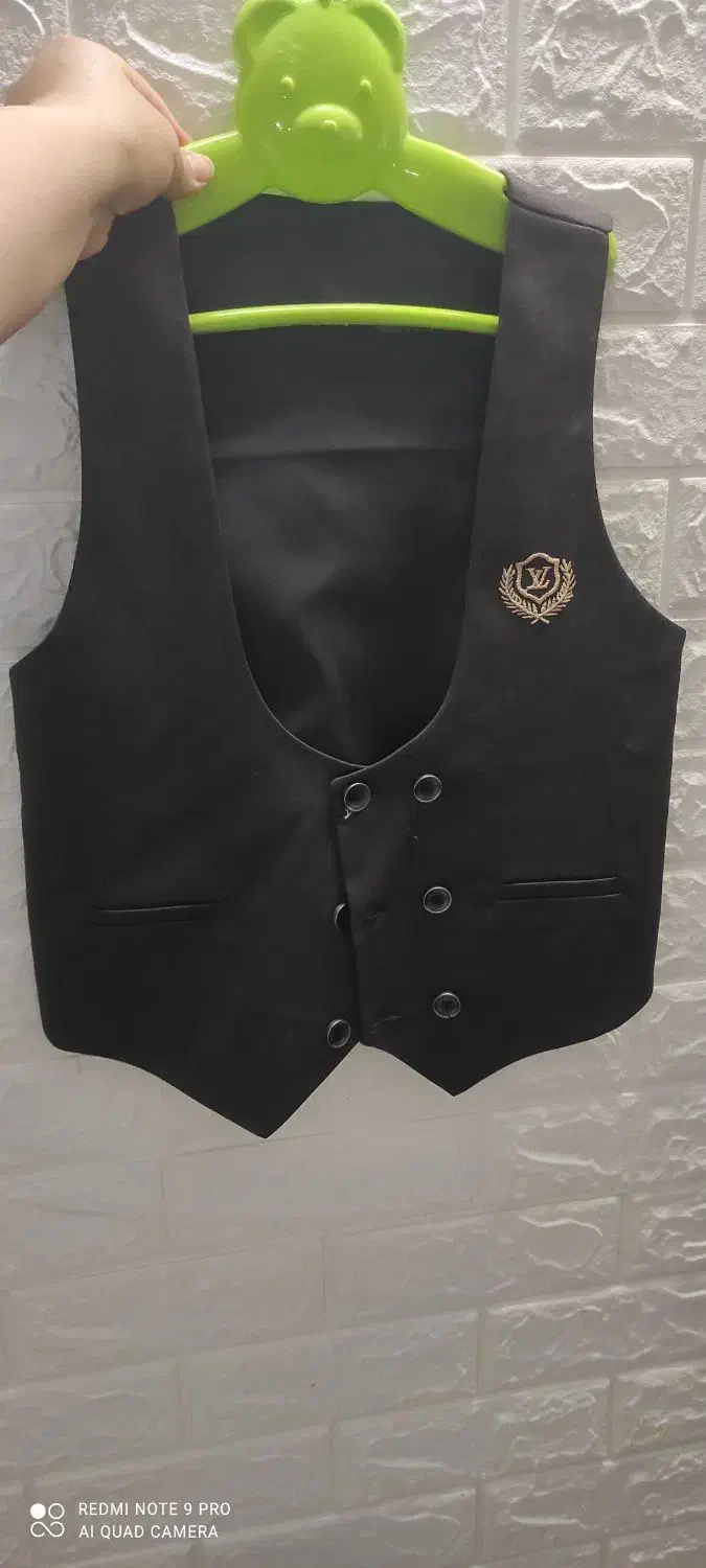 ست کامل پیراهن شلوار وجلیقه با کروات پسرانه|کفش و لباس بچه|آمل, |دیوار