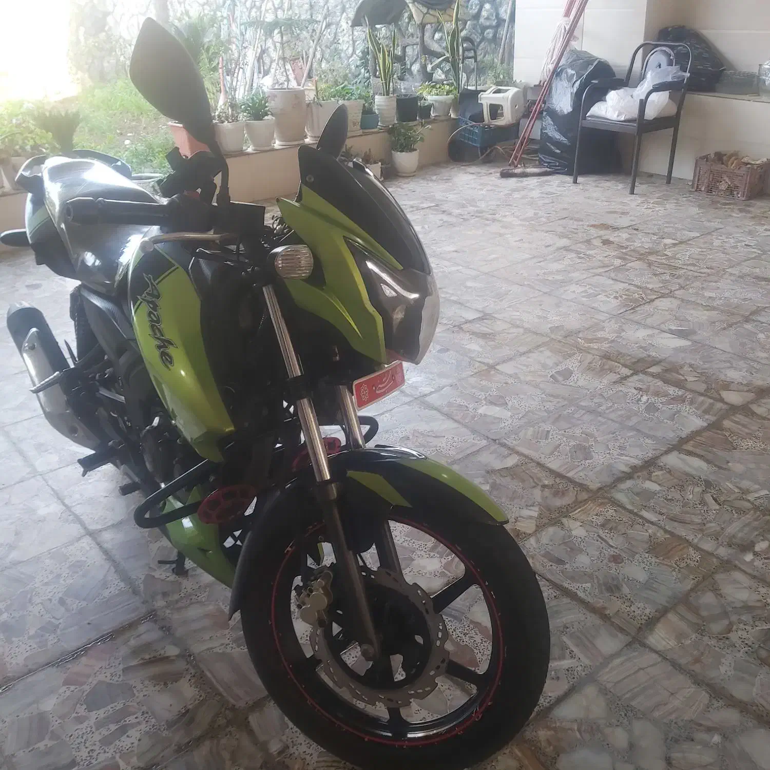 اپاچی95سالم برگه فرمان از ارگان نظامی|موتورسیکلت|قائمشهر, |دیوار