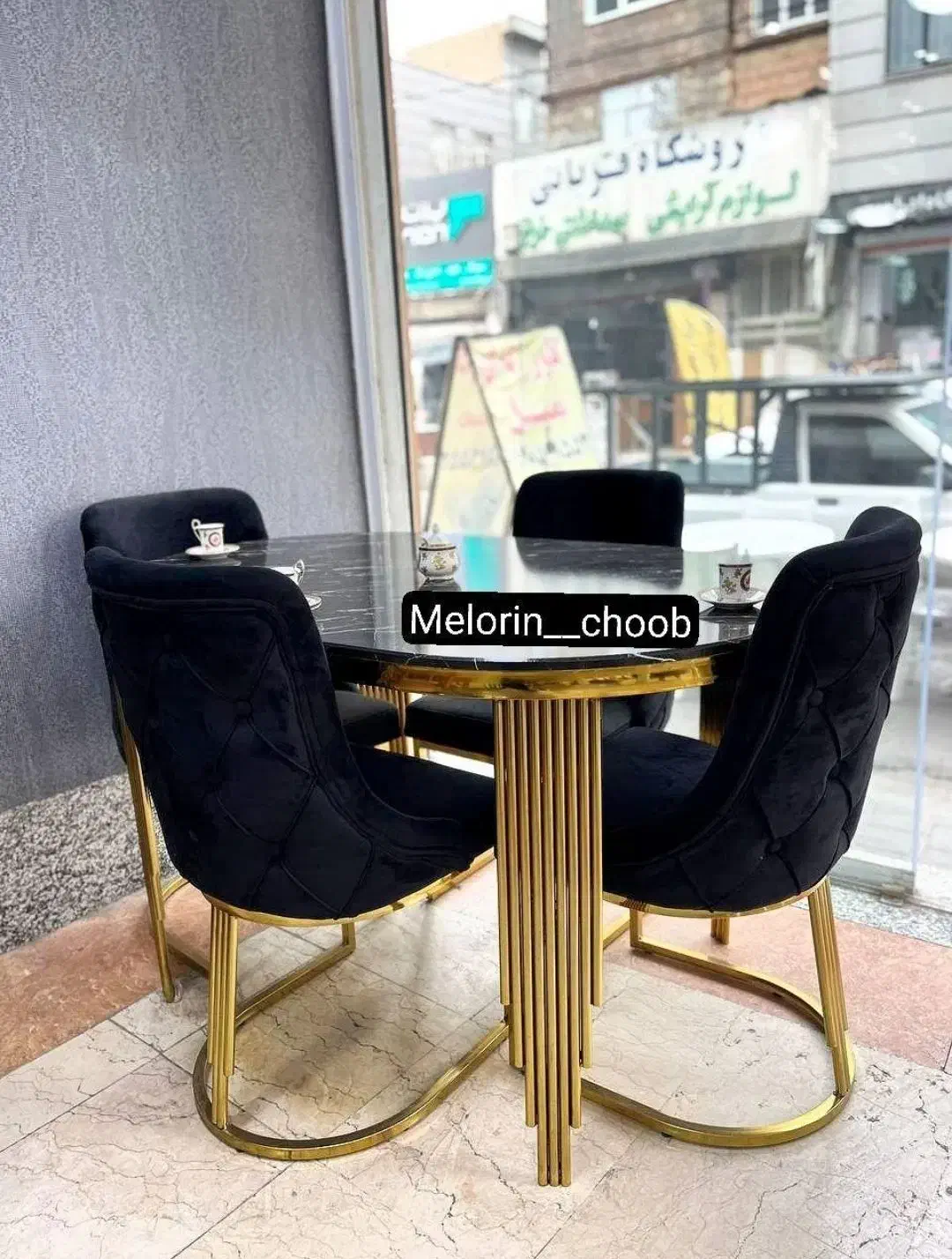 میز نهار خوری چستر پیانویی|میز و صندلی غذاخوری|تهران, نعمتآباد|دیوار