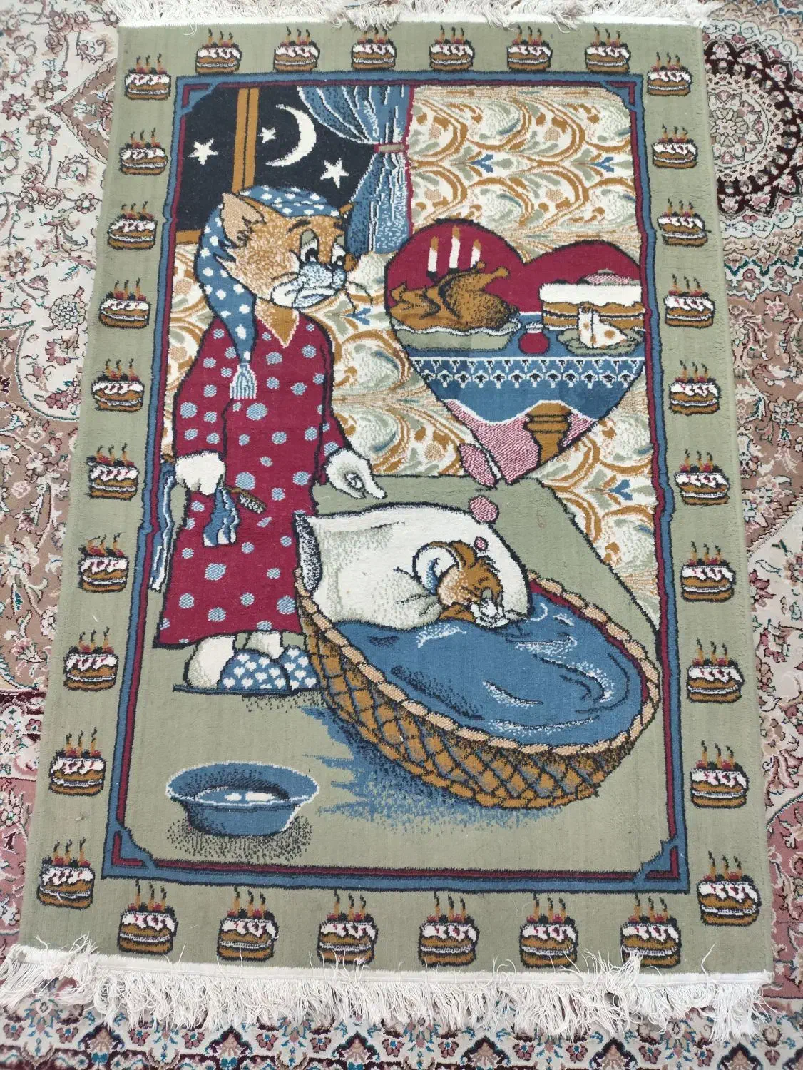 فرش|فرش|خرم‌آباد, |دیوار