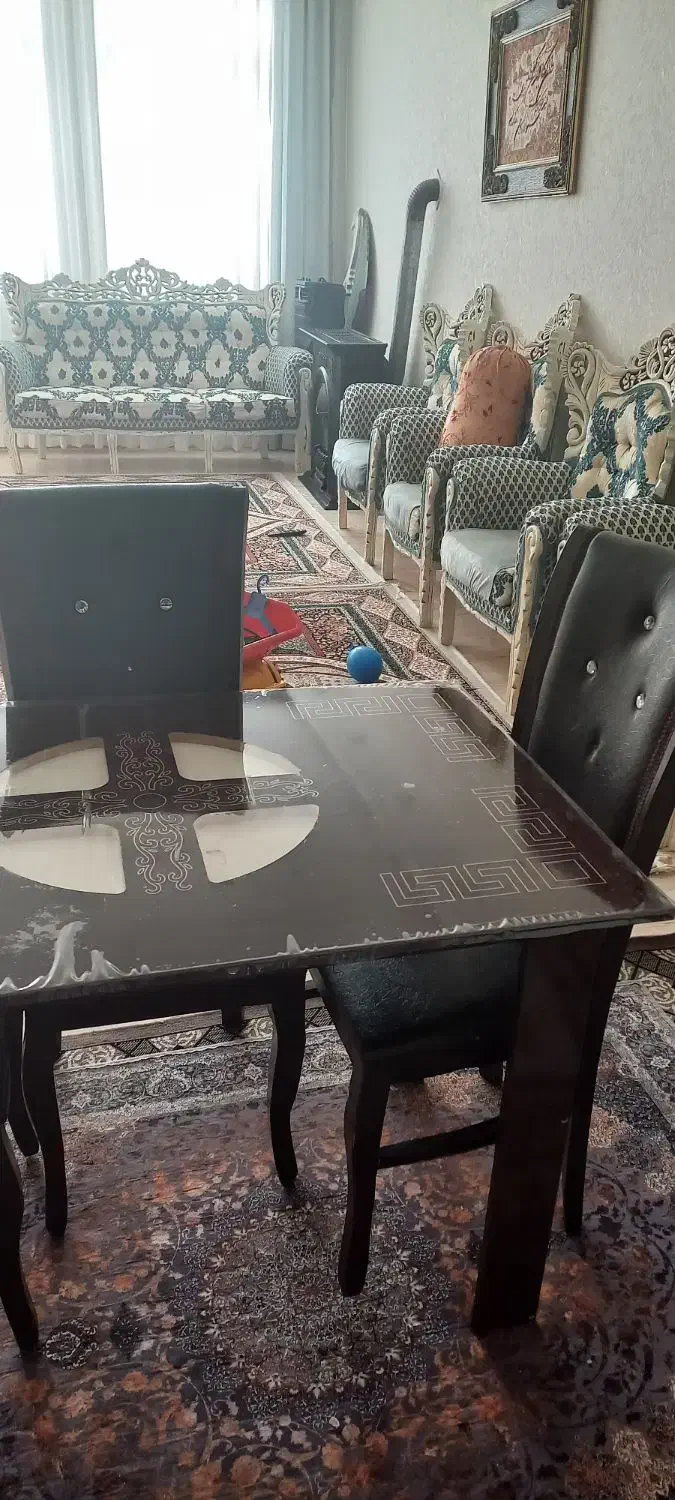 میز غذا خوری ۴نفره|میز و صندلی غذاخوری|اردبیل, |دیوار