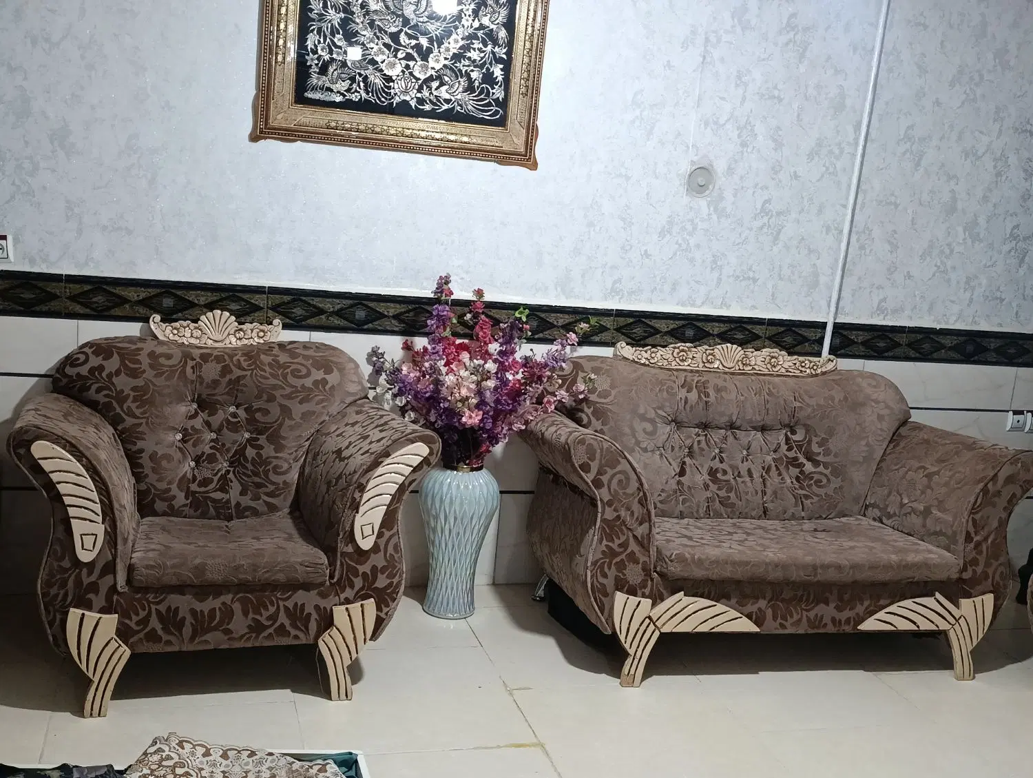 مبل|مبلمان خانگی و میز عسلی|اقبالیه, |دیوار