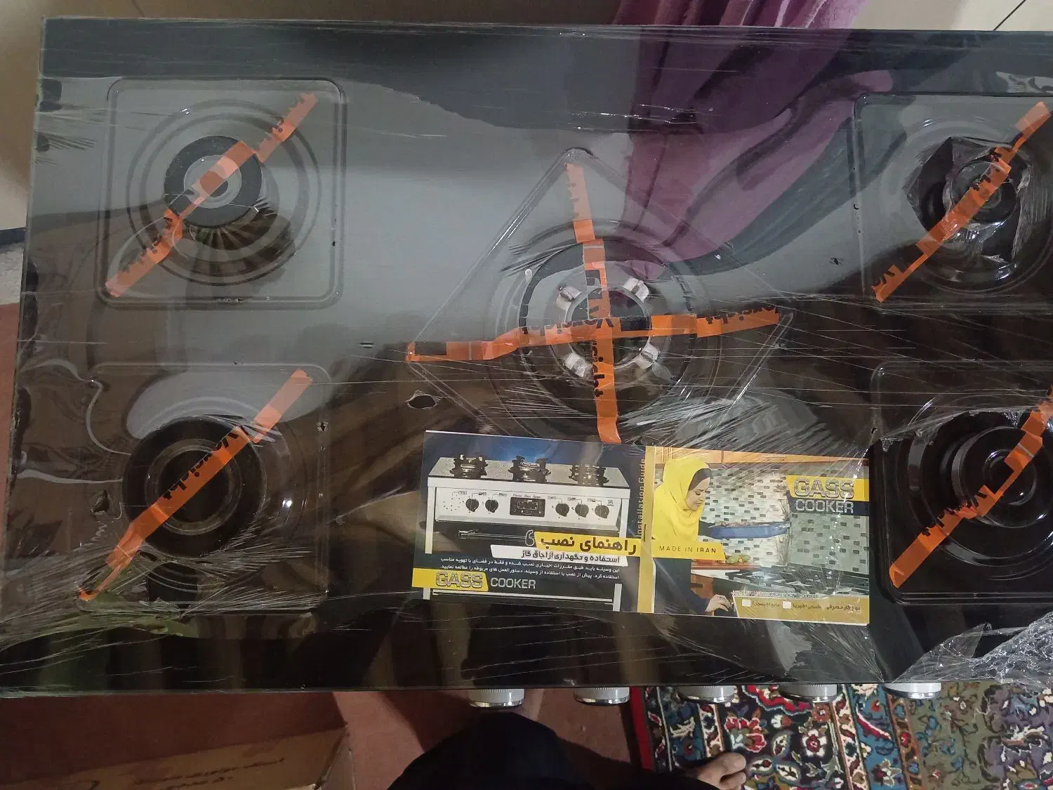 اجاق گاز مهسان 5 شعله طرح فر صفر بدون کار کرد|اجاق گاز و لوازم برقی پخت‌وپز|میاندوآب, |دیوار