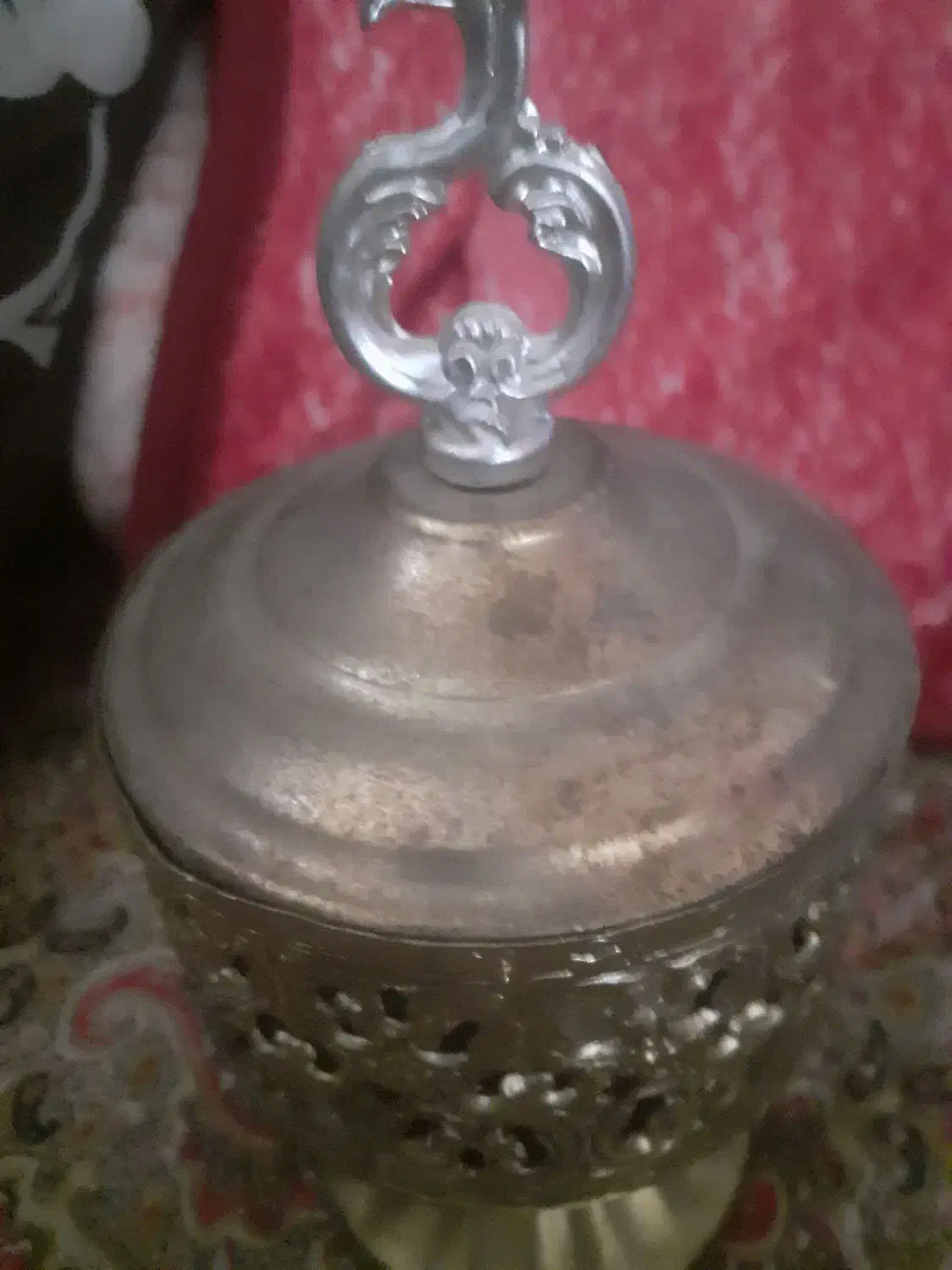 یک دست ظرف قدیمی شکلات خوری|کلکسیون اشیاء عتیقه|بروجرد, |دیوار