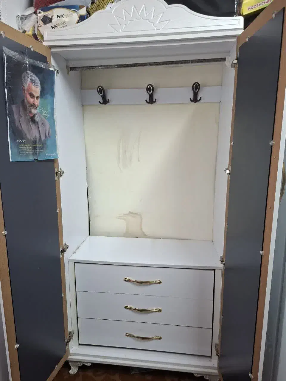 کمد چوب ملامین|جاکفشی، کمد، دراور|رشت, گیل|دیوار