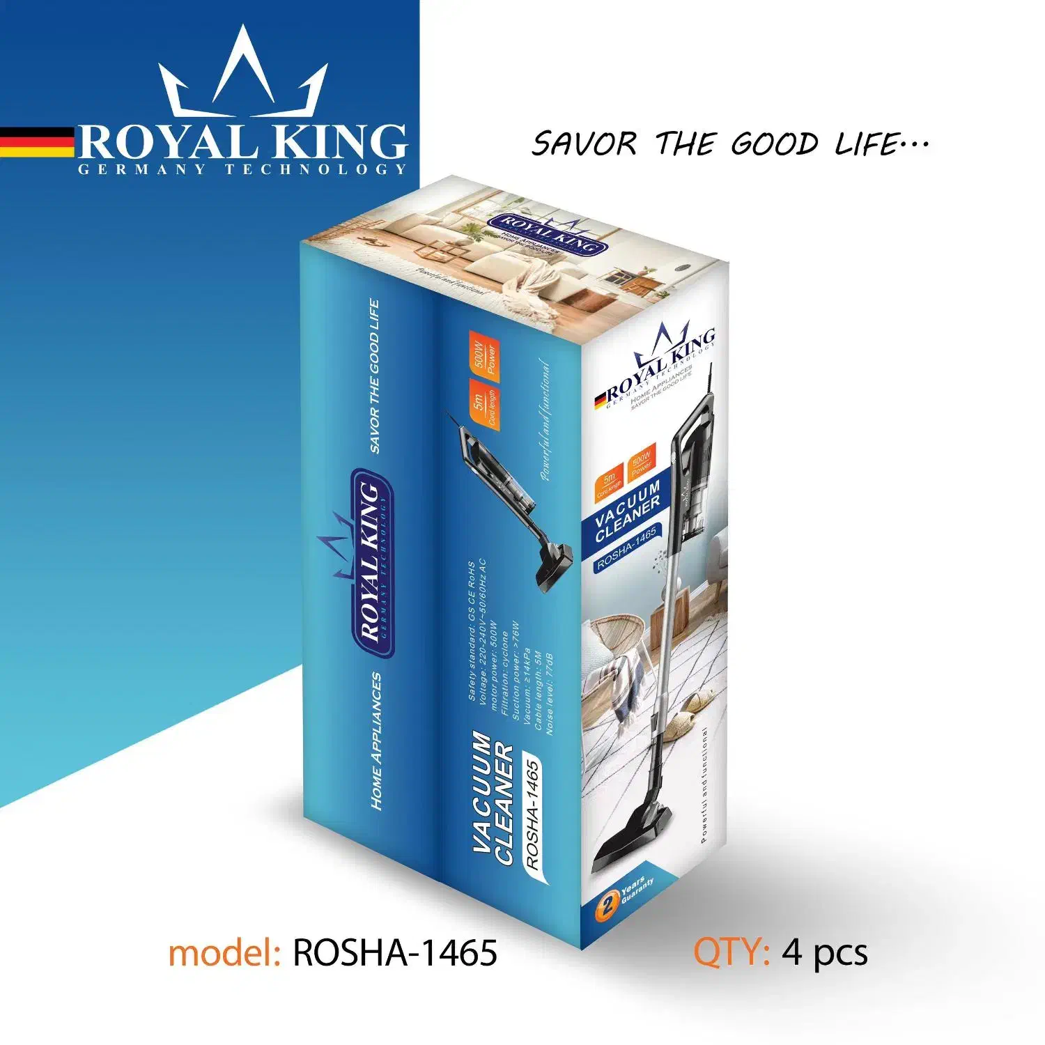 جارو برقی عصایی رویال کینگ|جاروبرقی، جارو شارژی، بخارشو|یزد, |دیوار