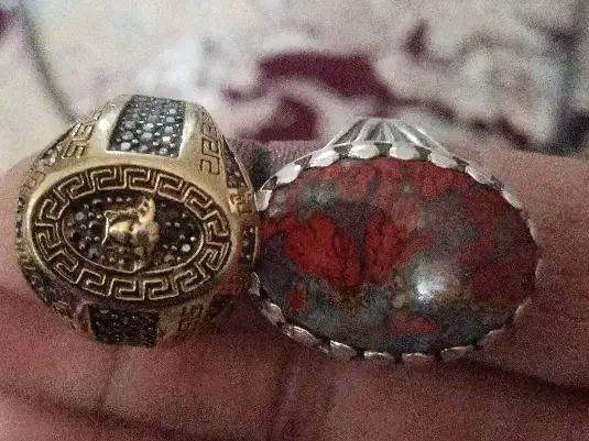 انگشتر تیتانیوم بار کش طلا و نقره بانگین|جواهرات|یزد, |دیوار