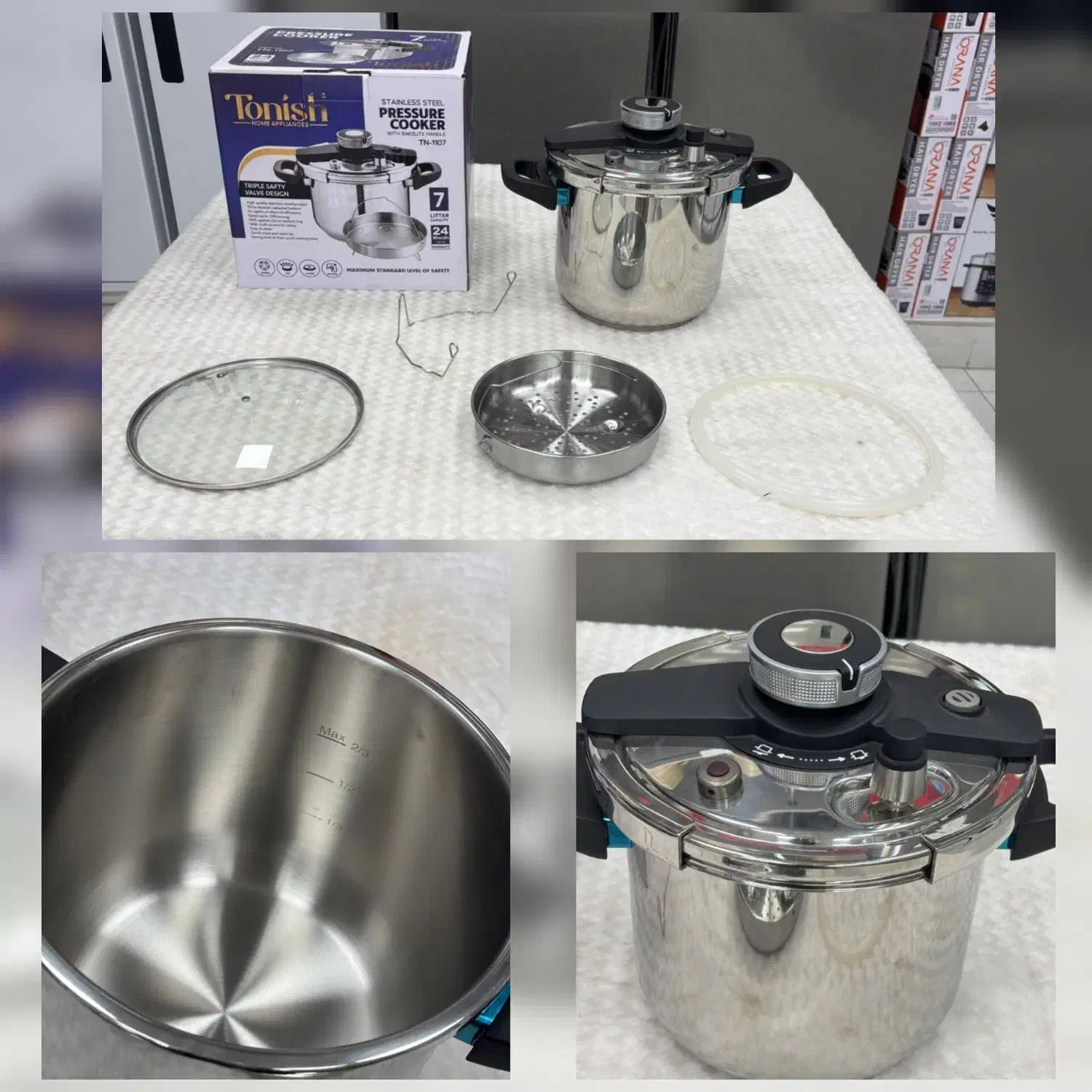 زودپز روگازی تونیش 7 لیتر|ظروف پختوپز|خرمآباد, |دیوار