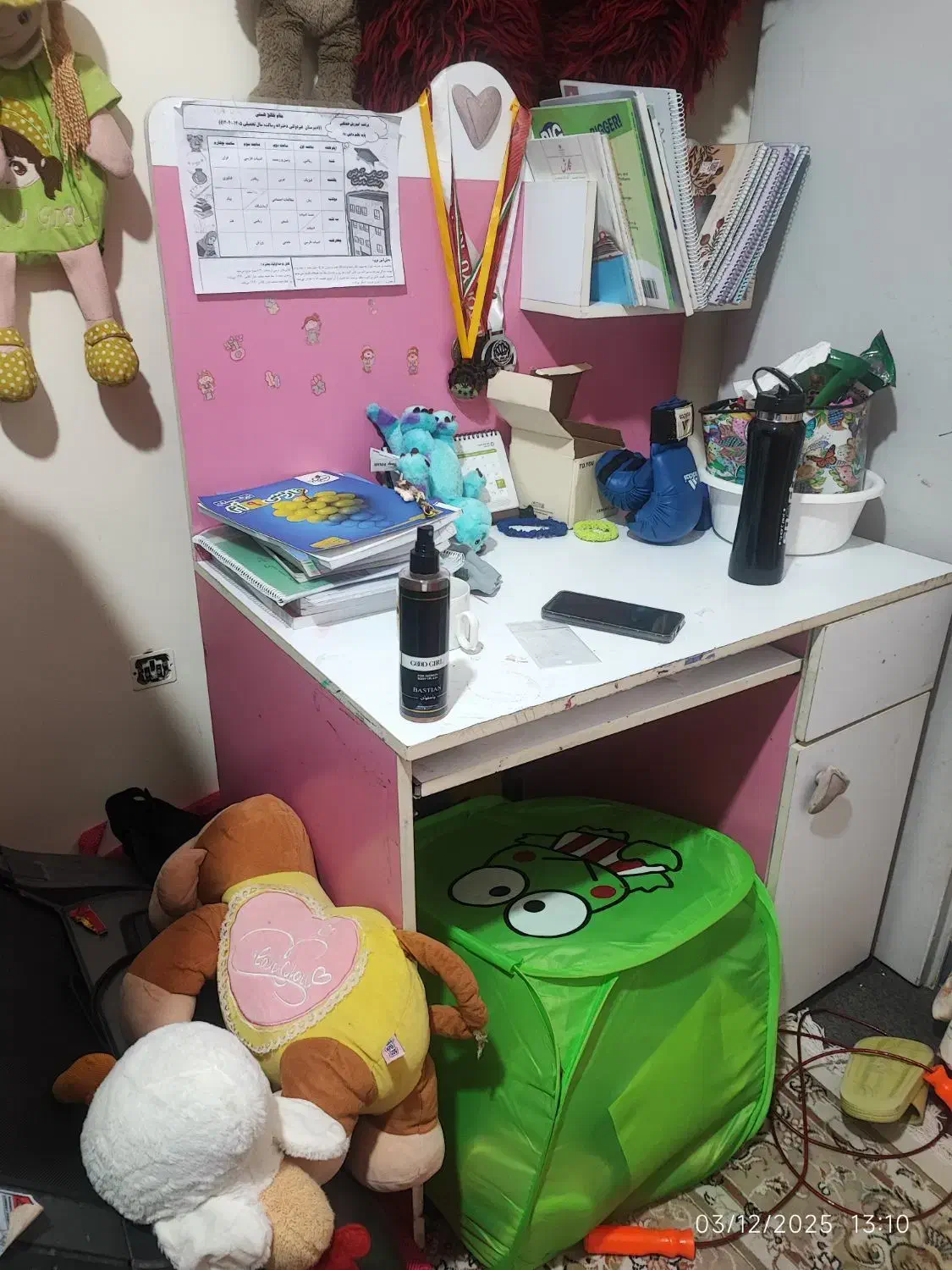 فروش تخت یکنفره با کمد لباس و میز مطالعه ام دی آف|تخت و سرویس خواب|ساری, |دیوار