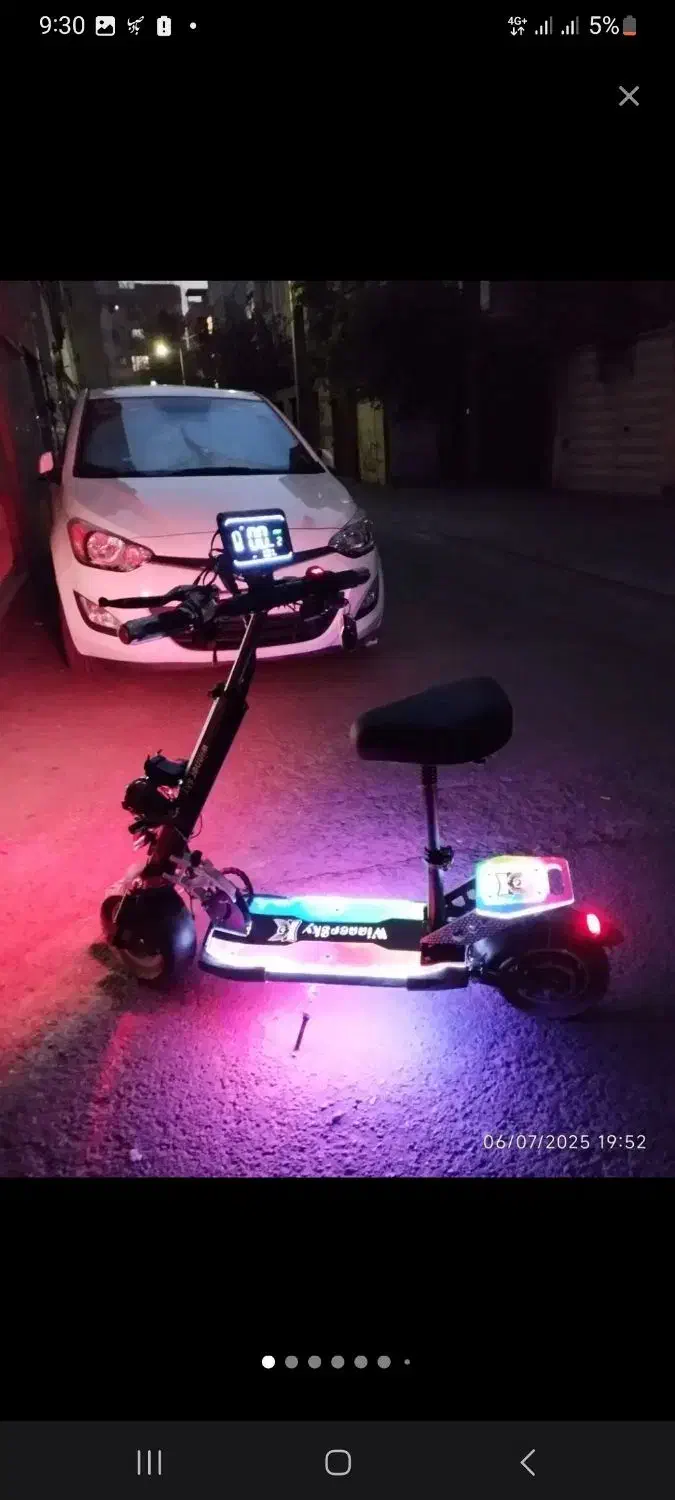 اسکوتر برقی ۳۰۰۰ وات|دوچرخه، اسکیت، اسکوتر|بهارستان, |دیوار