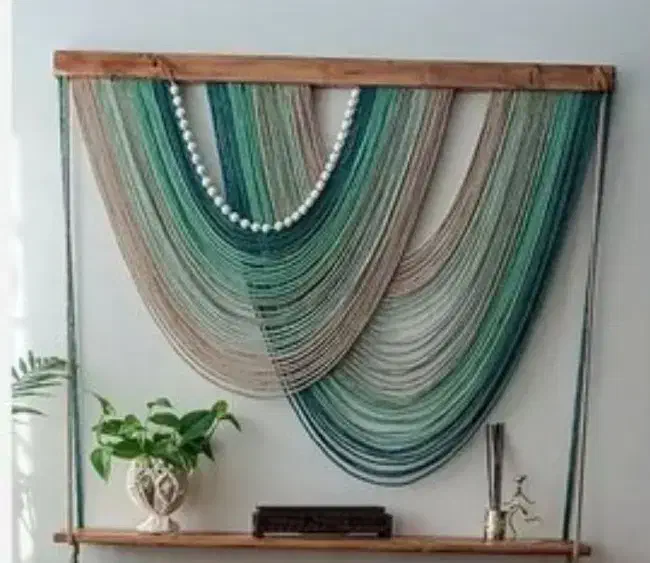 بوم ریس و شلف های مکرمه|صنایع دستی و سایر لوازم تزئینی|ضیاء آباد, |دیوار