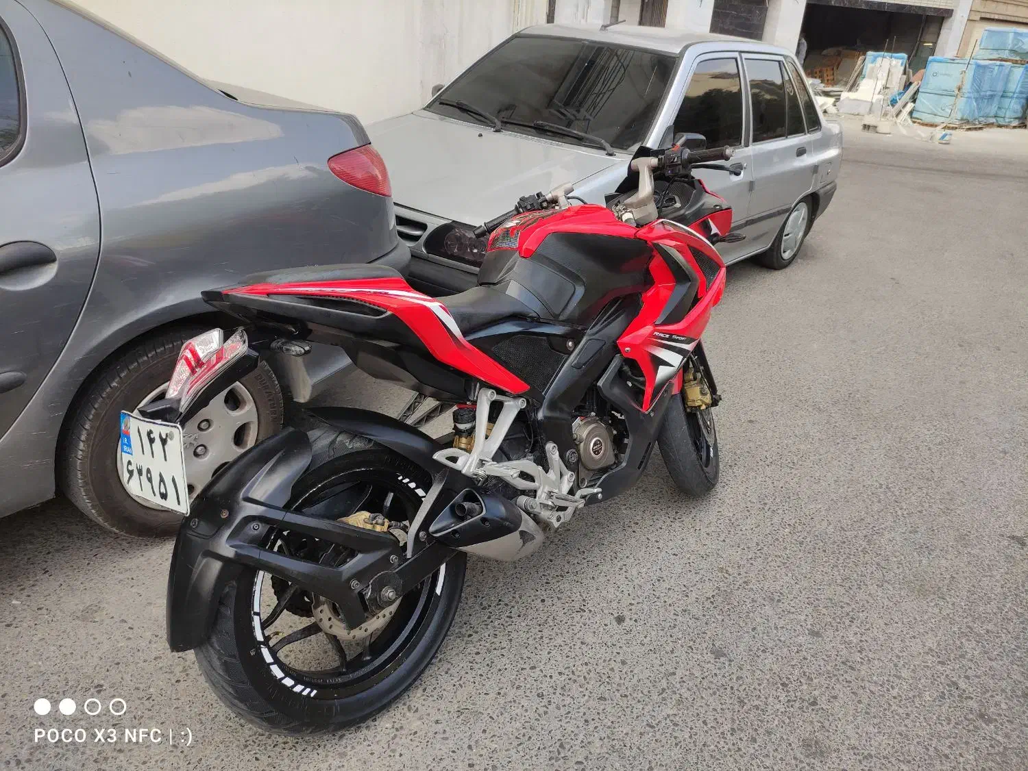 موتور ار اس ۲۰۰ نیاز به تعمیر|موتورسیکلت|بابل, |دیوار