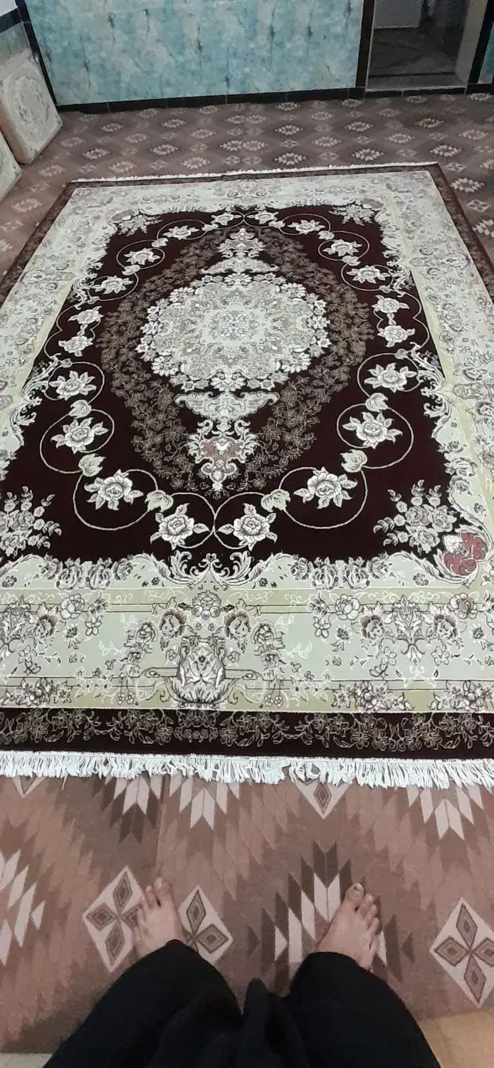 فروش دو عدد فرش 12 متری و یک گلیم  9 متری|فرش|میاندوآب, |دیوار