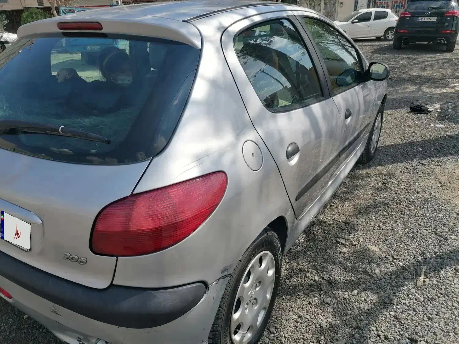 فروش و معاوضه 206 نقره ای مدل 82 فرانسه|خودرو سواری و وانت|پرند, فاز ۳|دیوار