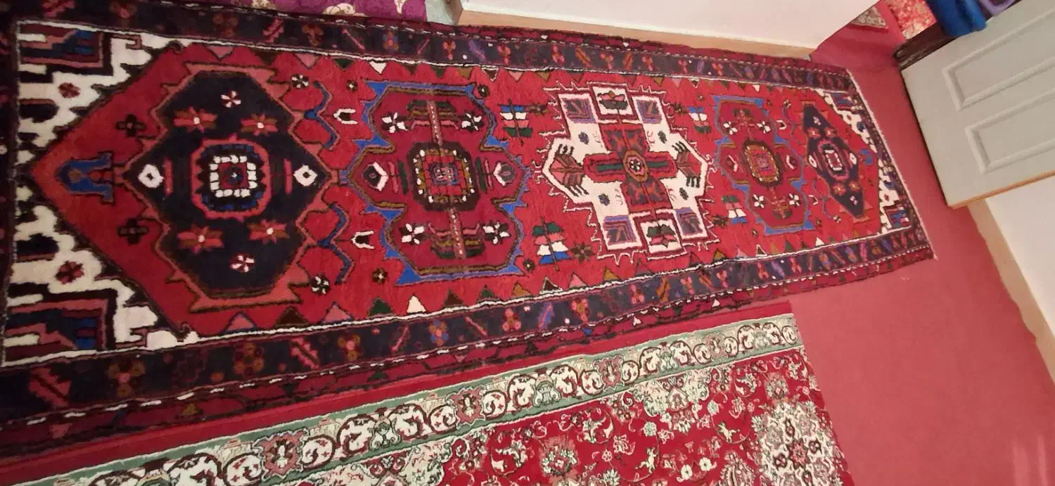 کناره دست بافت|فرش|اهر, |دیوار