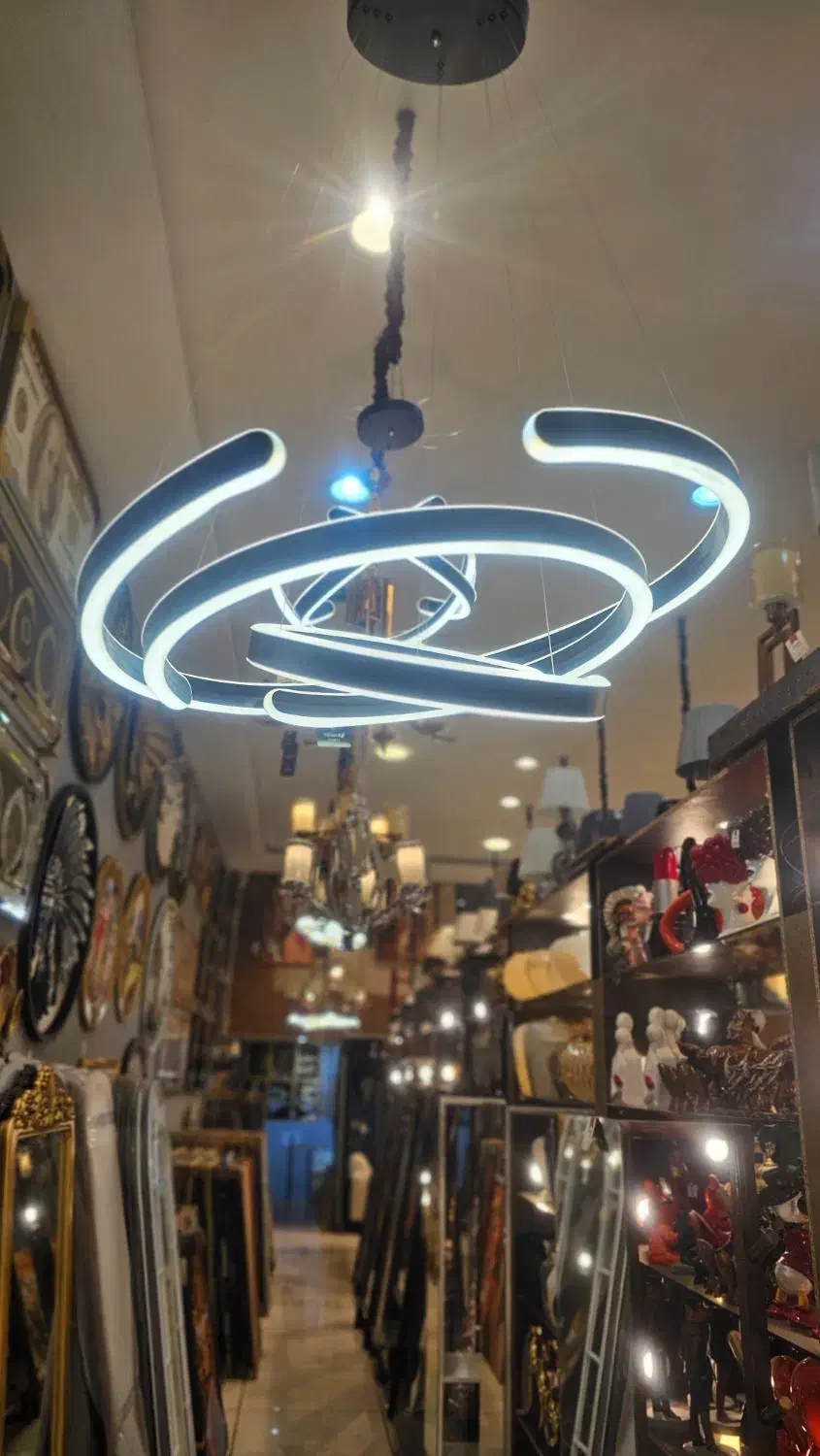 لوستر مدرن جدید قابلیت تنظیم لاین ها کنترل دار|لوستر و چراغ آویز|مشهد, توس (بلوار توس)|دیوار