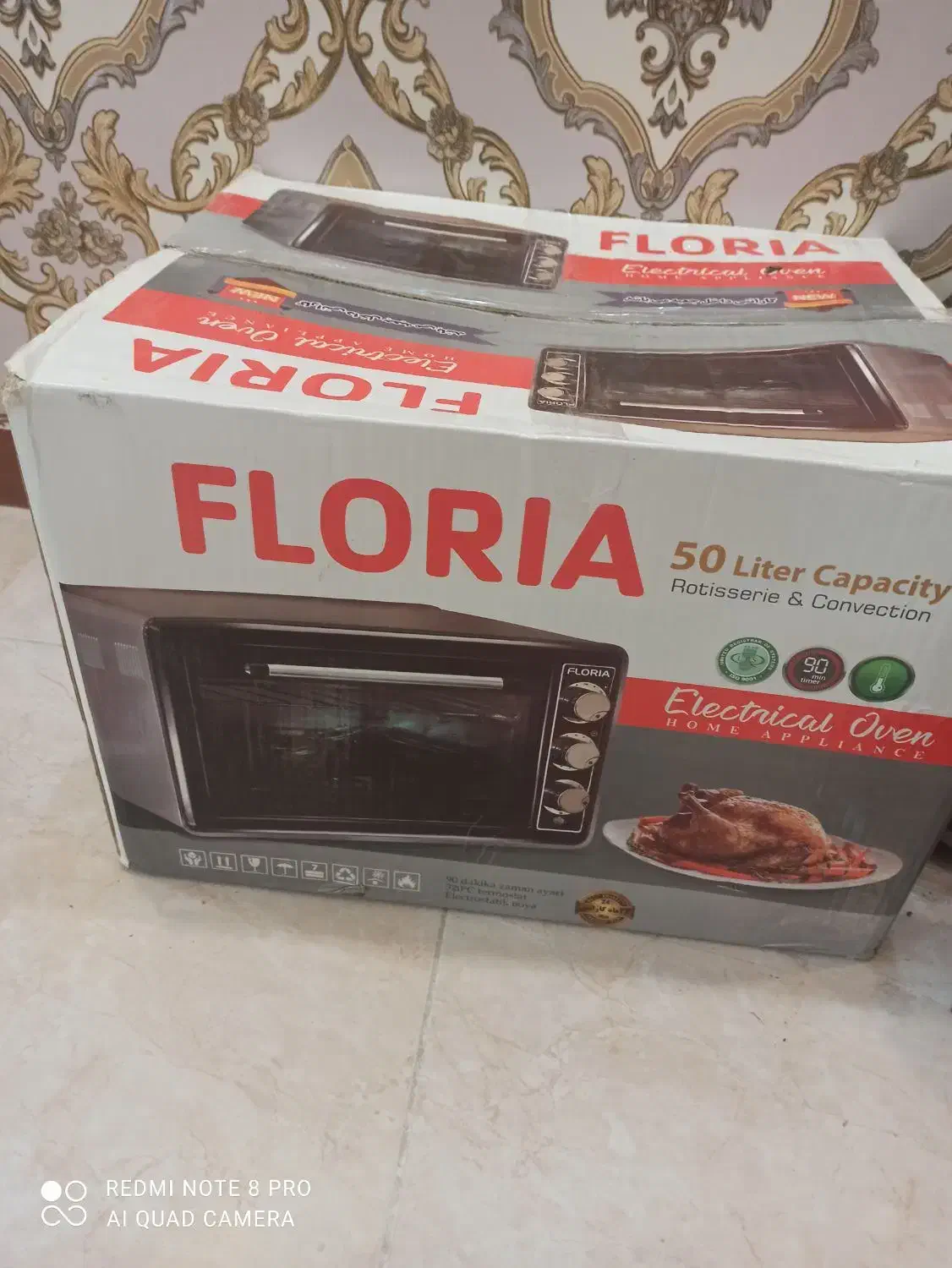 توستر 60لیتری نقره‌ای|اجاق گاز و لوازم برقی پخت‌وپز|لاهیجان, گلستان|دیوار