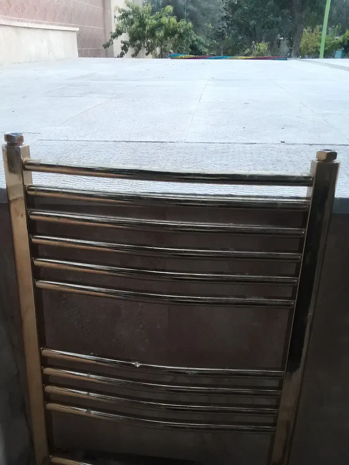 حوله خشک کن استیل حمام|لوازم سرویس بهداشتی|وحیدیه, |دیوار