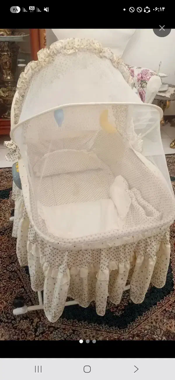 گهواره تخت کنار مادر مدل انگلیسی|اسباب و اثاث بچه|تهران, شهرک پاسداران|دیوار