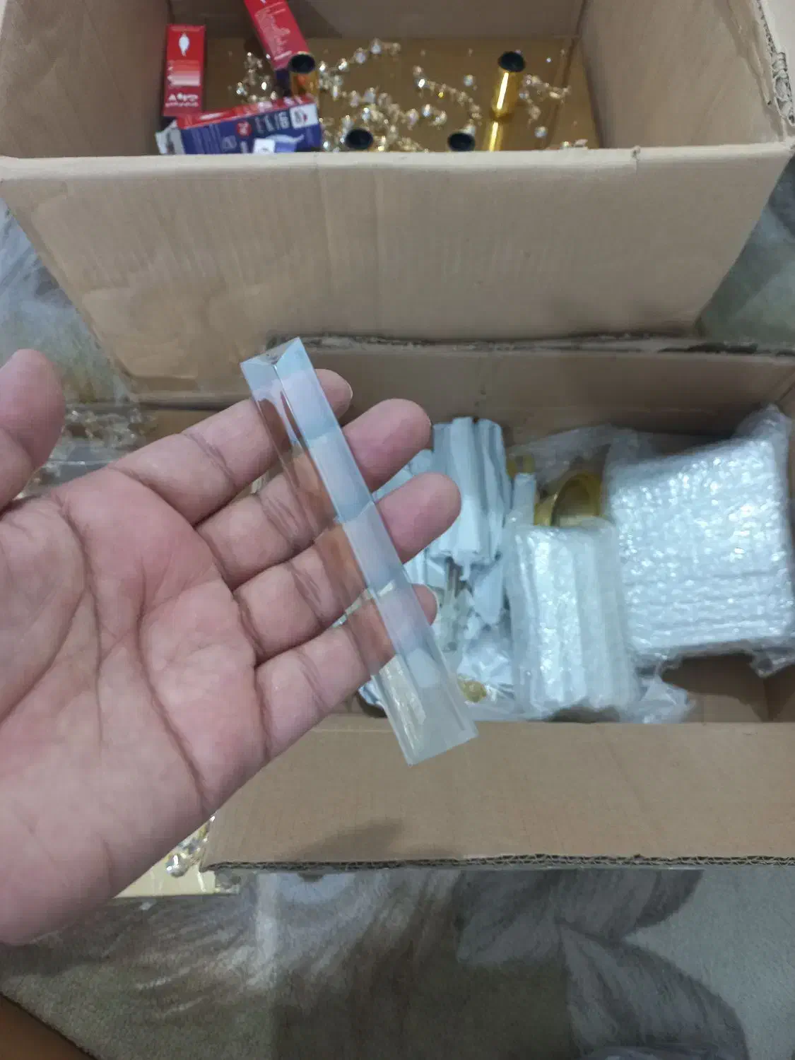 فروش دو عددلوستر۴۰ در ۴۰ مربع|لوستر و چراغ آویز|امیدیه, |دیوار