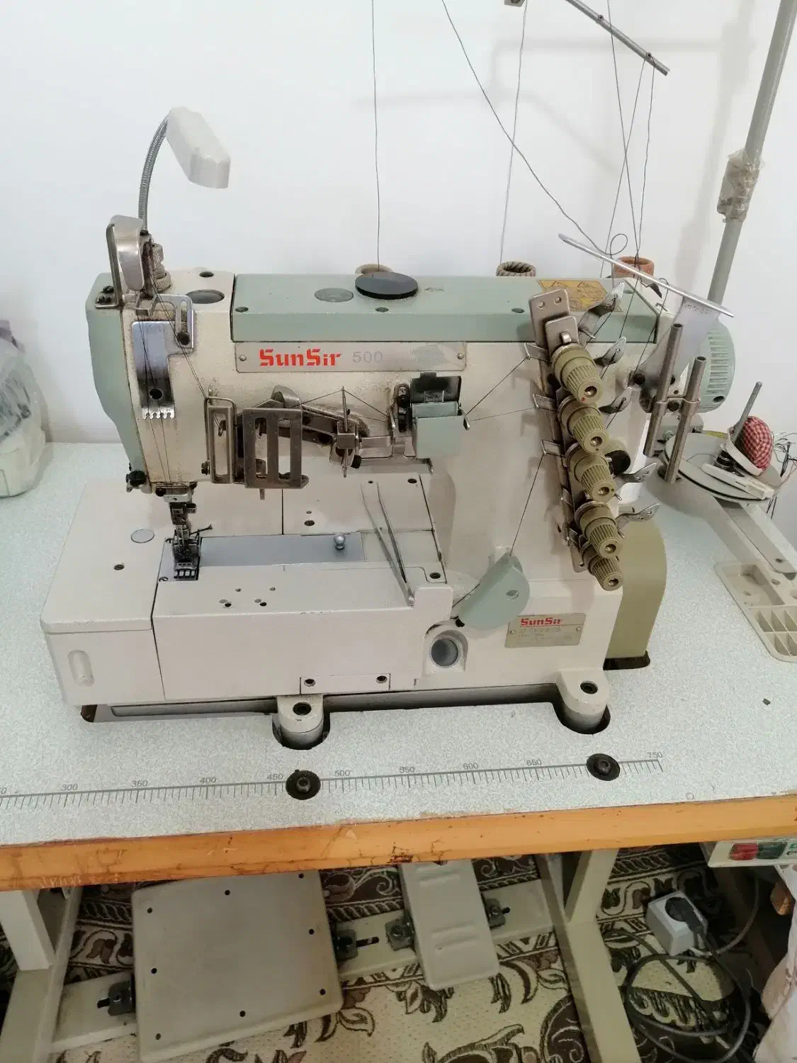 چرخ میاندوز صنعتی|چرخ خیاطی و ریسندگی|تاکستان, |دیوار