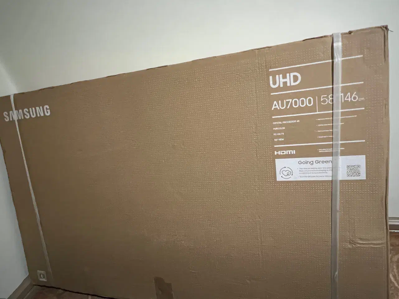 تلویزیون سامسونگ ۵۸ au7000|تلویزیون و پروژکتور|بابل, |دیوار