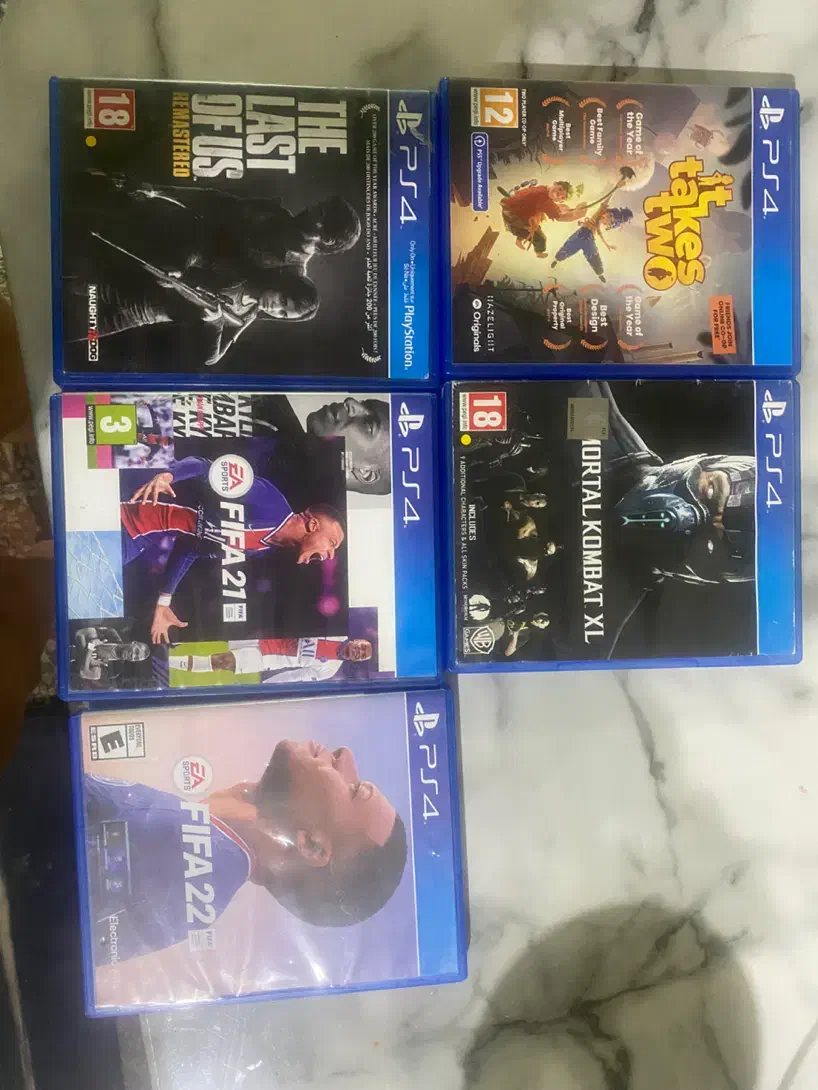 ۵ عدد بازی ps4|کنسول، بازی ویدئویی و آنلاین|تهران, سبلان (لشگر)|دیوار
