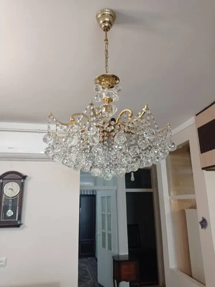 لوستر کریستال|لوستر و چراغ آویز|قزوین, |دیوار