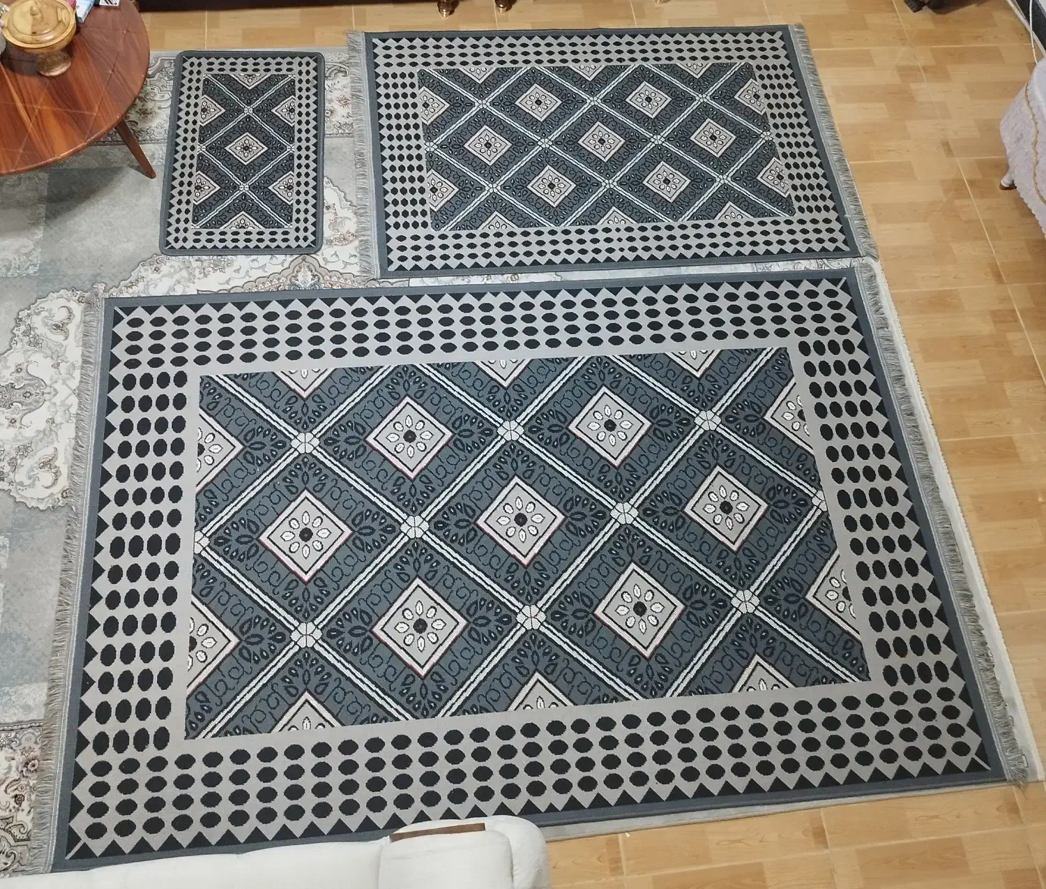 فرش گلیم 3عدد|گلیم، جاجیم، گبه|رشت, آب و برق|دیوار