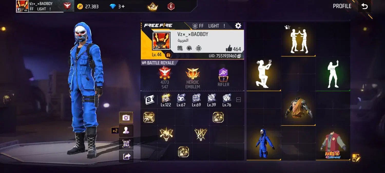 اکانت فری فایر خوش قیمت|کنسول، بازی ویدئویی و آنلاین|رشت, اسماعیل آباد|دیوار